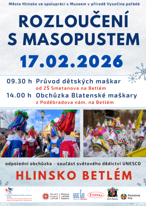 průvod maškar na masopustu