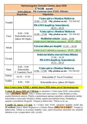 aktivity v komunitním centru