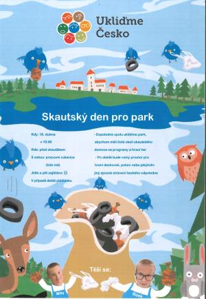 úklid parku se skupinou