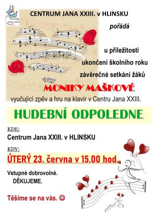 hudební odpoledne v centru