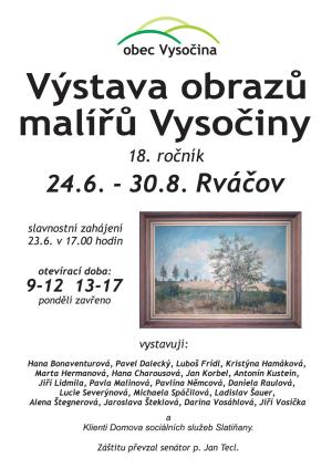 výstava obrazů maliřů Vysočiny