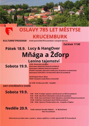 oslavy v městyse